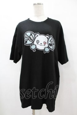 画像1: NieR Clothing / プリント半袖CUTSEW XL 黒 H-25-08-14-044-PU-TO-KB-ZH