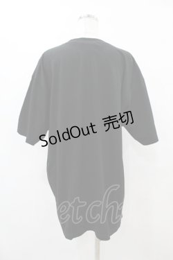 画像2: NieR Clothing / プリント半袖CUTSEW XL 黒 H-25-08-14-044-PU-TO-KB-ZH