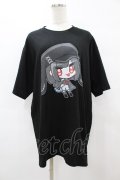 NieR Clothing / 擬人化プリントCOTTON CUTSEW XL 黒 H-25-08-14-045-PU-TO-KB-ZH