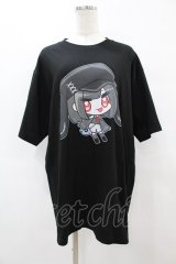 NieR Clothing / 擬人化プリントCOTTON CUTSEW XL 黒 H-25-08-14-045-PU-TO-KB-ZH