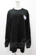 NieR Clothing / COTTON LONG CUTSEW XL 黒 H-25-08-14-046-PU-TO-KB-ZH