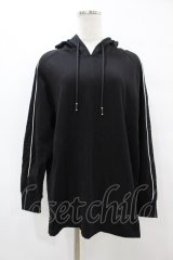 NieR Clothing / ロゴプリントプルパーカー  黒 H-25-08-14-048-PU-TO-KB-ZH