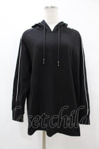 NieR Clothing / ロゴプリントプルパーカー  黒 H-25-08-14-048-PU-TO-KB-ZH