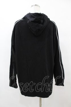 画像2: NieR Clothing / ロゴプリントプルパーカー  黒 H-25-08-14-048-PU-TO-KB-ZH