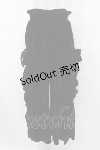 MILK / ベロアパンツ  ブラック H-25-08-14-004-ML-PA-KB-ZH