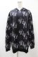 画像1: NieR Clothing / プリントプルパーカー  黒 H-25-08-14-050-PU-TO-KB-ZH (1)