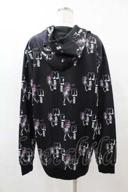 画像2: NieR Clothing / プリントプルパーカー  黒 H-25-08-14-050-PU-TO-KB-ZH