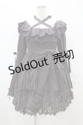 Vallee lys / Coquelicot Dress -gauze-  グレー H-25-08-14-005-0-OP-KB-ZH