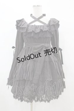 画像1: Vallee lys / Coquelicot Dress -gauze-  グレー H-25-08-14-005-0-OP-KB-ZH