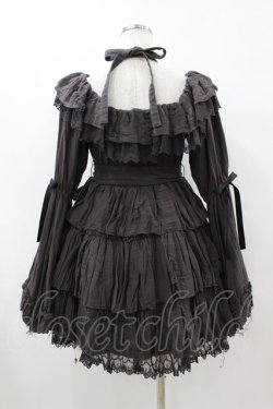 画像2: Vallee lys / Coquelicot Dress -gauze-  グレー H-25-08-14-005-0-OP-KB-ZH