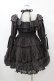 画像2: Vallee lys / Coquelicot Dress -gauze-  グレー H-25-08-14-005-0-OP-KB-ZH (2)