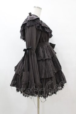 画像3: Vallee lys / Coquelicot Dress -gauze-  グレー H-25-08-14-005-0-OP-KB-ZH