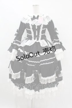 画像1: 老板（海外ロリータブランド） / ワンピースセット Free ブラック H-25-08-14-1001-0-OP-NS-ZH
