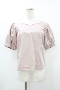 an another angelus / タックボリュームスリーブプルオーバーブラウス Free ピンク H-25-08-14-1031-CA-BL-NS-ZH