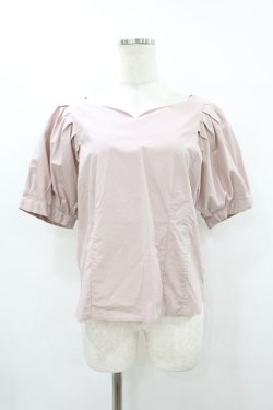 画像1: an another angelus / タックボリュームスリーブプルオーバーブラウス Free ピンク H-25-08-14-1031-CA-BL-NS-ZH