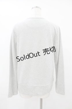 画像2: Franche Lippee / ラメトレーナー M グレー H-25-08-14-1032-LO-TO-NS-ZH