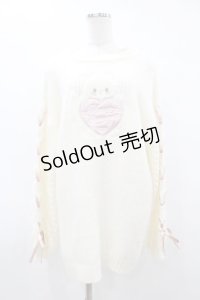 Honey Cinnamon / Honeyアップリケニットワンピース Free オフ H-25-08-14-1036-LO-OP-NS-ZT493