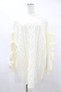 Honey Cinnamon / 袖リボンハートニットワンピース Free オフ H-25-08-14-1037-LO-OP-NS-ZH
