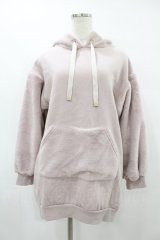 evelyn / ファー切替パーカーワンピース Free ピンク H-25-08-14-1039-LO-OP-NS-ZH