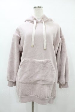 画像1: evelyn / ファー切替パーカーワンピース Free ピンク H-25-08-14-1039-LO-OP-NS-ZH