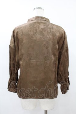 画像2: Amavel / Paisley Chinoisマオカラーブラウス Free ブラウン H-25-08-14-1042-CA-BL-NS-ZH
