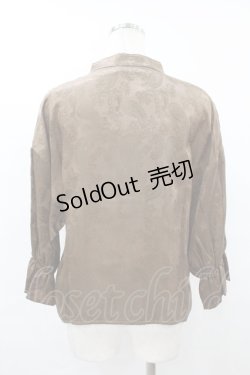 画像2: Amavel / Paisley Chinoisマオカラーブラウス Free ブラウン H-25-08-14-1042-CA-BL-NS-ZH