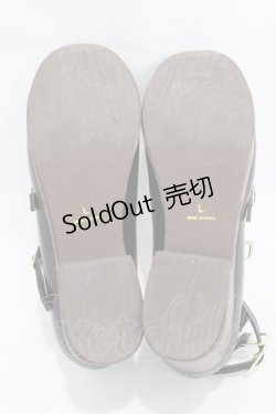 画像3: Amavel / ダブルリボンウッドライクソールパンプス L ブラック H-25-08-14-1044-CA-SH-NS-ZH