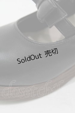 画像5: Amavel / ダブルリボンウッドライクソールパンプス L ブラック H-25-08-14-1044-CA-SH-NS-ZH
