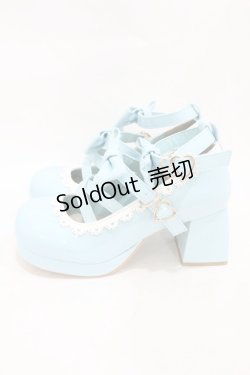 画像2: axes femme kawaii / ダブルリボンスカラップパンプス M ミント H-25-08-14-1047-AX-SH-NS-ZH