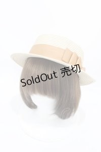 m petit by misako / AMブレードカンカン帽  生成り H-25-08-14-1051-LO-AC-NS-ZT-K011