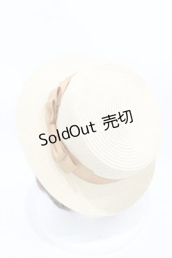 画像2: m petit by misako / AMブレードカンカン帽  生成り H-25-08-14-1051-LO-AC-NS-ZT-K011