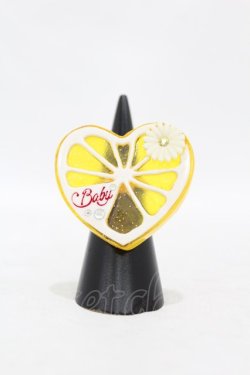 画像1: BABY,THE STARS SHINE BRIGHT / Cheerful Lemon リング  イエロー H-25-08-14-1055-BA-AC-NS-ZH
