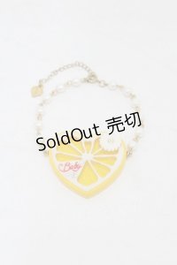 BABY,THE STARS SHINE BRIGHT / Cheerful Lemonブレスレット  イエロー H-25-08-14-1056-BA-AC-NS-ZH