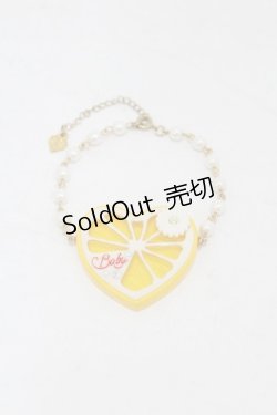 画像1: BABY,THE STARS SHINE BRIGHT / Cheerful Lemonブレスレット  イエロー H-25-08-14-1056-BA-AC-NS-ZH