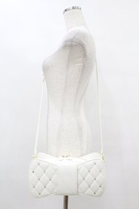 Angelic Pretty / キルティング宝石リボンポシェット  オフ H-25-08-14-1058-AP-BG-NS-ZH