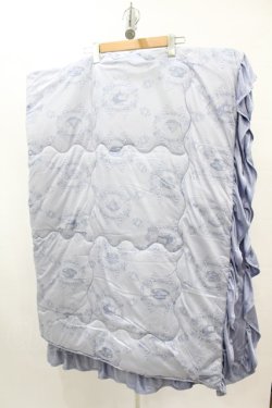 画像1: m petit by misako / NINA’Sコラボ敷きパッド  ブルー H-25-08-14-1061-LO-ZA-NS-ZH