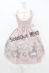 ALICE and the PIRATES / Dual face 〜phantom and truth〜柄ジャンパースカートI Free ピンク H-25-08-14-1005-PA-OP-NS-ZH