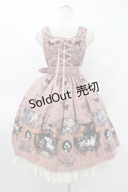 画像2: ALICE and the PIRATES / Dual face 〜phantom and truth〜柄ジャンパースカートI Free ピンク H-25-08-14-1005-PA-OP-NS-ZH