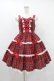 画像1: Angelic Pretty / タータンチェック肩リボンジャンパースカート Free レッド H-25-08-14-1006-AP-OP-NS-ZH (1)