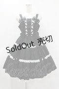 Angelic Pretty / 肩リボンジャンパースカート Free ブラック H-25-08-14-1008-AP-OP-NS-ZH