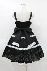 画像2: Angelic Pretty / 肩リボンジャンパースカート Free ブラック H-25-08-14-1008-AP-OP-NS-ZH (2)