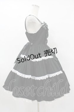 画像3: Angelic Pretty / 肩リボンジャンパースカート Free ブラック H-25-08-14-1008-AP-OP-NS-ZH