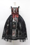 Royal Princess Alice / Little Red Riding Hood Tarot 赤ずきんのタロット ・粟木こぼねコラボ ペプラム付きドレス Free ブラック H-25-08-14-1010-LO-OP-NS-ZH