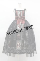 Royal Princess Alice / Little Red Riding Hood Tarot 赤ずきんのタロット ・粟木こぼねコラボ ペプラム付きドレス Free ブラック H-25-08-14-1010-LO-OP-NS-ZH
