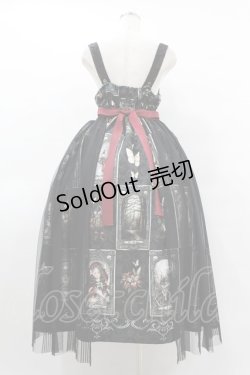 画像2: Royal Princess Alice / Little Red Riding Hood Tarot 赤ずきんのタロット ・粟木こぼねコラボ ペプラム付きドレス Free ブラック H-25-08-14-1010-LO-OP-NS-ZH