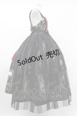 画像3: Royal Princess Alice / Little Red Riding Hood Tarot 赤ずきんのタロット ・粟木こぼねコラボ ペプラム付きドレス Free ブラック H-25-08-14-1010-LO-OP-NS-ZH