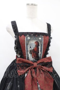 画像4: Royal Princess Alice / Little Red Riding Hood Tarot 赤ずきんのタロット ・粟木こぼねコラボ ペプラム付きドレス Free ブラック H-25-08-14-1010-LO-OP-NS-ZH