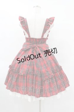 画像2: Angelic Pretty / LovelyタータンジャンパースカートSet Free レッド H-25-08-14-1002-AP-OP-NS-ZH