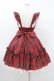 画像2: Angelic Pretty / LovelyタータンジャンパースカートSet Free レッド H-25-08-14-1002-AP-OP-NS-ZH (2)