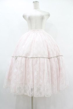 画像1: Angelic Pretty / Romantic Lacy Dollスカート Free ピンク H-25-08-14-1013-AP-SK-NS-ZH